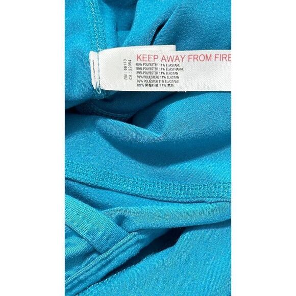 Free People Womens Movement Ashford Side To Side Performance Jumpsuit Blue Large - Picture 13 of 16